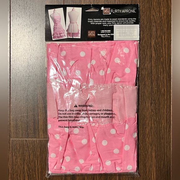 Flirty Pink Apron (One Size) - Picture 2 of 4